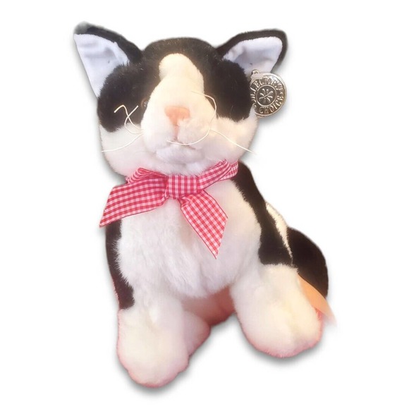 TB Toy Trading Co. Stuffed Animal Plush Collector's Choice Black & White Cat 10" - Picture 10 of 12